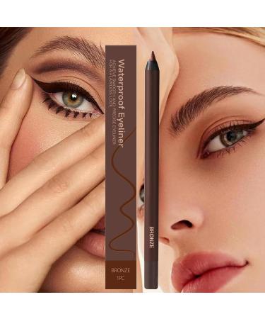  Dubbulon Eyeliner Pencil | 2-in-1 Long-Lasting Sharpener Eyeliner Pen Durable for Eyebrows Sharpenable Ideal for Everyday Use and Travel - Buy Online on GoSupps.com