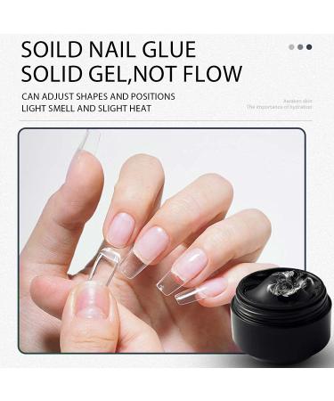 U-Shinein 2x10ml Nail Glue Gel for Acrylic Nails - Clear, Press-on, UV/LED Lamp Cure - Nail Art Manicure Essential - Buy Online on GoSupps.com