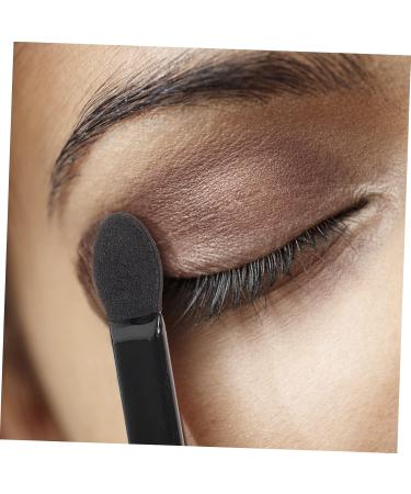 100PCS Double-Sided Eyebrow & Eyeshadow Applicator Brushes - Black Eye Makeup Sponges for Women | Miss Beauty - Buy Online on GoSupps.com