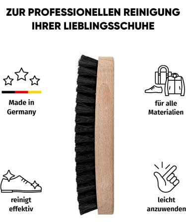 Shoe Cleaning Brush Set 3-Piece - Consisting of Dirt Brush Suede Leather Brush and Suede Leather Cleaning Rubber - Effective Cleaning of All Suede Types - Buy Online on GoSupps.com