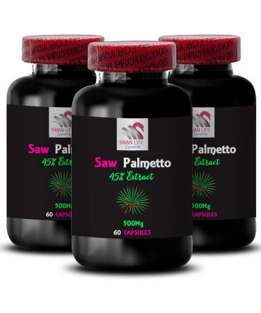 Saw Palmetto Extract - Saw Palmetto Natural Supplement Extract Formula Plant-Based Wildcrafted Saw Palmetto Blend Clean Complex Wild Supplement Pure Capsules Whole Fruit 1Bot - Buy Online on GoSupps.com