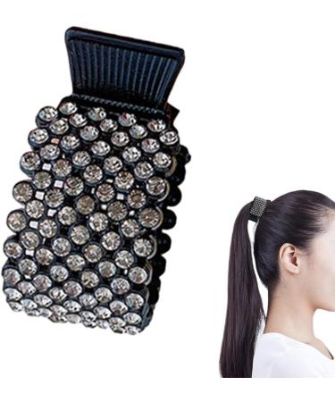 Hair Claw Clips - Metal Hair Pins for Thin Thick Hair - High Ponytail Clips Holds Thicken Hair Firmly Fashion Accessories for Women and Girls Black - Buy Online on GoSupps.com