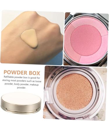  SOESFOUFU 2Pcs Small Powder Container Body Powder Container Powder Container Toilet Mirror Travel Powder Container Concealer Abs - Buy Online on GoSupps.com