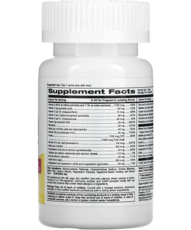 SuperNutrition SimplyOne PreNatal MultiVitamin 30 One-a-Day Tablets - Pack of 1 - Buy Online on GoSupps.com