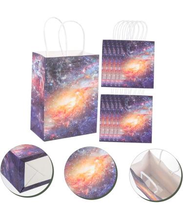 JECOMPRIS 80 Pcs Portable Paper Bag Space Bag Party Favor Bags for Kids Birthday Paper Goodie Gift Bags Outer Space Favor Bags Party Boxes Party Bags Printing Child Shopping Bag 1 count (Pack of 1) As Shownx5pcs - Buy Online on GoSupps.com