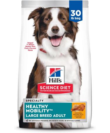 Hill's Science Diet Adult Healthy Mobility Large Breed Dry Dog Food Chicken Meal Brown Rice & Adult Perfect Weight Vegetable & Chicken Stew Canned Dog Food for Healthy Weight 12.5 oz 12 Pack - Buy Online on GoSupps.com