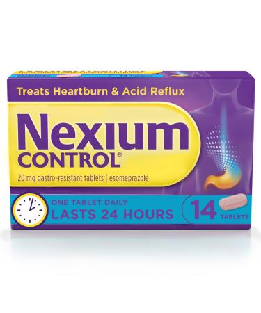 Nexium Control Heartburn and Acid Reflux Relief Tablets 14 Count (Pack of 1) Tablets 14 Count (Pack of 1)