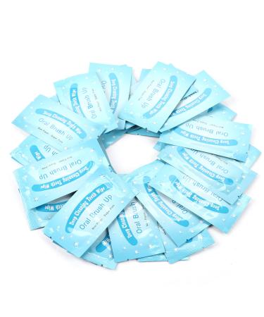 Gientan 50pcs Dental Clean Teeth Dental Floss And Picks Dental Floss Wipe Tooth Cleaning Tool For Oral Deep Cleaning