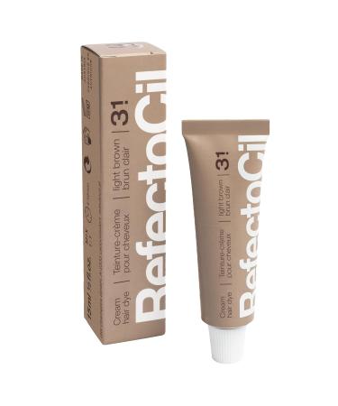 Buy RefectoCil Hair Tinting Kit - Light Brown Cream Dye Liquid Oxidant & Mixing Tools | International Shipping Available - Buy Online on GoSupps.com