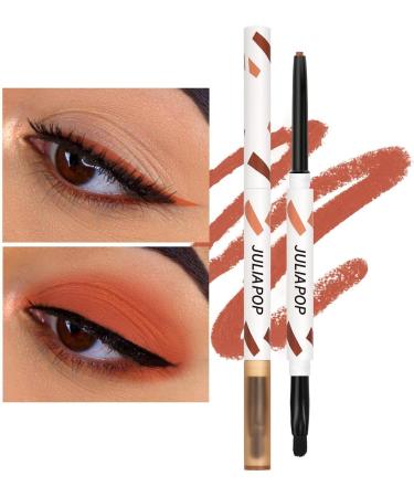 Waterproof Eyeliner - Multicolors Makeup Eyeshadow with Brush - Long Lasting Eye Liner Quick Drying Makeup Supplies for Daily Use Rowces Novelty Orange - Buy Online on GoSupps.com