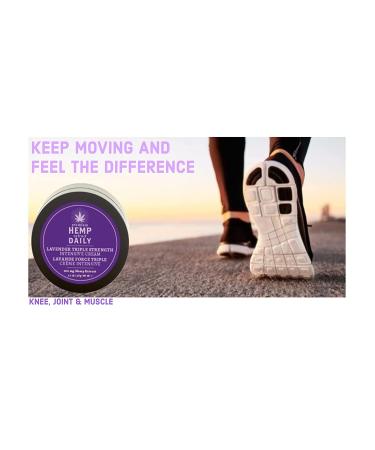 Organic Hemp Daily Intensive Cream with Lavender Essential Oil - 1.7 oz | Vegan & Natural Ingredients - Buy Online on GoSupps.com