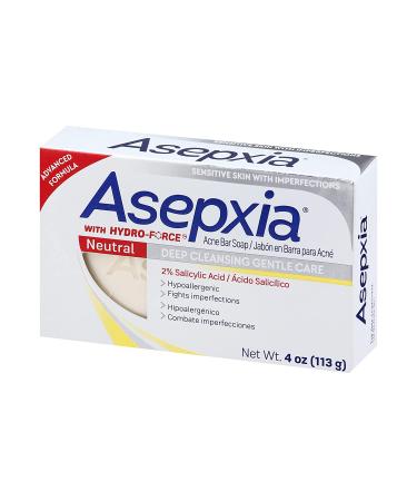Asepxia Cleansing Bar Neutral 4 Ounce Multipack - Pack of 5 - Buy Online on GoSupps.com