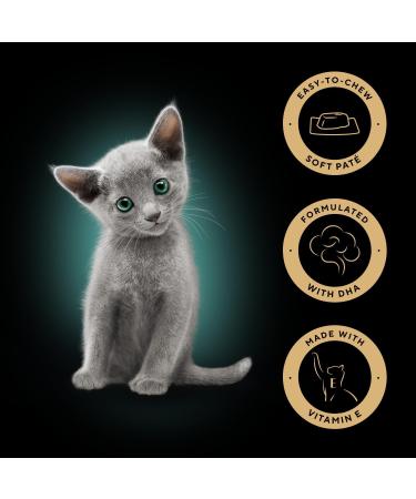 Sheba Perfect Portions Wet Kitten Food Pat Delicate Salmon Entr e 75g Tray (24 Pack) - Buy Online on GoSupps.com