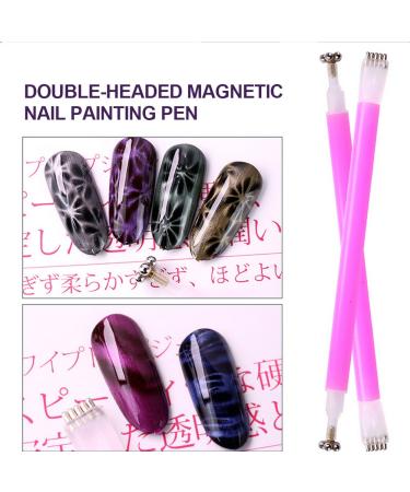 Nail Art Dotting Pen & Magnetic Nail Tool - Double Headed Nail Art Pen for Precision Designs - Buy Online on GoSupps.com