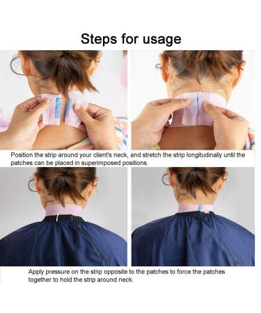 Disposable Barber Paper Neck Strips - 5 Rolls (500 Strips) - Stretchable Neckband - Robotrock Green - Ideal for Salons & Barbershops - International Shipping Available - Buy Online on GoSupps.com