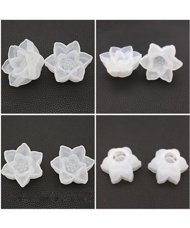 jojofuny Silicone Mold Candle Silicone Mold Resin Molds Resin Craft Lotus Diy Mold Accessories Charm - Buy Online on GoSupps.com