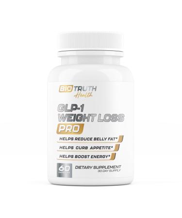 GLP-1 Weight Loss Pro - Fat Burner & Appetite Suppressant Weight Loss Pills for Women & Men - Helps Lose Weight Burn Calories & Increase Energy | 3rd Party Tested Formula - 60 Capsules for Adults
