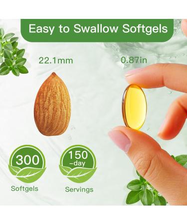 AOLBSPD Oil of Oregano with Black Seed Oil 2-in-1 Oregano Oil Capsules Organic 6000mg Per Serving 300 Softgels 4X Strength Carvacrol & Thymoquinone Non-GMO Gluten Free & Immune Support - Buy Online on GoSupps.com