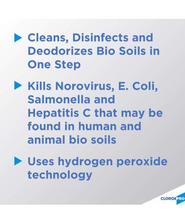 CloroxPro Disinfecting Bio Stain & Odor Remover Refill - 128 Oz (International Shipping Available - Buy Online on GoSupps.com