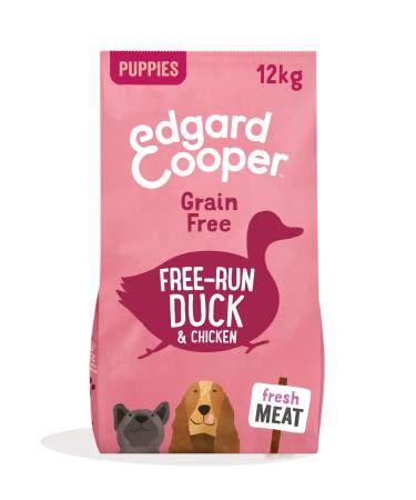 Edgard Cooper Dry Dogs, Puppies, Crispy Dog, Fresh Meat and Natural Ingredients, Grain Free, No Sugar Added