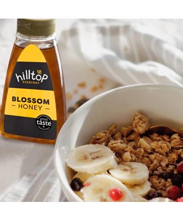 Hilltop Honey - Blossom Honey - Squeezy Bottle - 340g - Buy Online on GoSupps.com