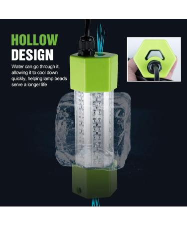 Goture 12V 45W Underwater Fishing Light - Portable IP68 LED Submersible Waterproof Lamp for Boat, Kayak, Dock - Green/White 108LED - Buy Online on GoSupps.com