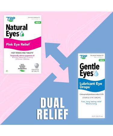 Natural Eyes Pink Eye Relief - Fast Dissolving Tablets for Quick Comfort | International Shipping Available - Buy Online on GoSupps.com