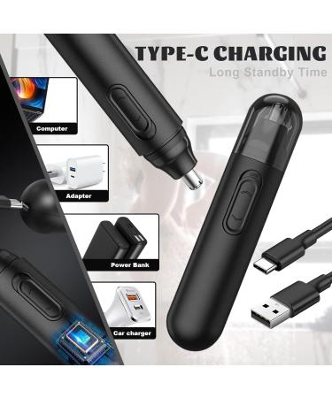 Professional Nose Hair Trimmer - USB Rechargeable, Painless & Waterproof - Buy Online on GoSupps.com