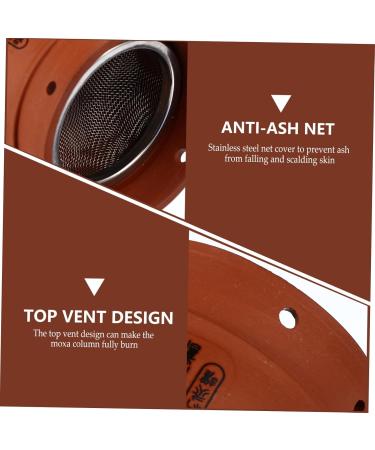 FRCOLOR Moxibustion Pot Tool - Spa Burner & Stand Purple Clay Moxibustion Box & Stick - International Shipping Available - Buy Online on GoSupps.com