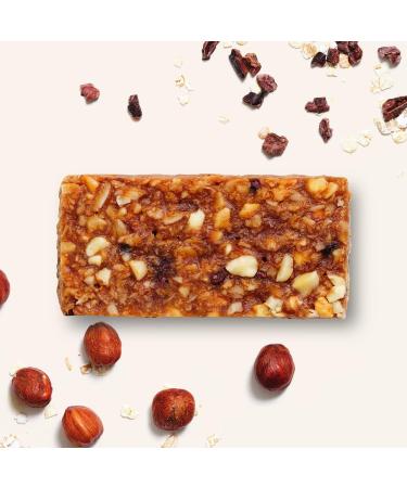 Organic Flapjack Cereal Bars with Cacao Nib & Hazelnut - Sugar-Free Honey Sweetened 18x60g - Certified Organic Oats for International Shipping - Buy Online on GoSupps.com