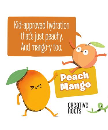 Creative Roots Peach Mango Coconut Water Kids Beverage (10 ct Pack 8.5 fl oz Bottles) - Buy Online on GoSupps.com