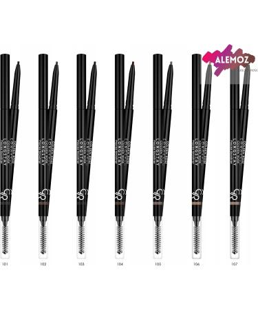 Longstay Precise Browliner Eyebrow Pencil - 105 Very Light Brown - Golden Rose - Eyebrows - 105 Very Light Brown 1 Unit - Buy Online on GoSupps.com