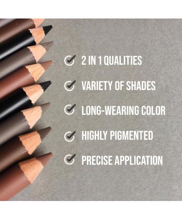 Aden Eyebrow Pencil 05 - Brown - 1 Pack | Buy Internationally | Long-Lasting & Easy to Apply - Buy Online on GoSupps.com