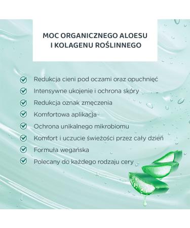 Eveline Cosmetics Organic Aloe + Collagen Eye Contour Roll-on 15ml | Hydrating Moisturizer for Youthful Skin | Ship Worldwide - Buy Online on GoSupps.com