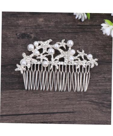 FOMIYES Bridal Hair Accessories Handmade Hair Combs Prom Hair Accessories Silver Hair Comb Handmade Hair Accessories Tiara Wedding Hair Comb Wedding Headpiece Pearl Headgear Bride - Buy Online on GoSupps.com