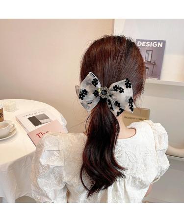 scicent Bow Hair Clips Cute Bow French Automatic Hair Clip for Simple Women Girls Barrettes Hair Fastener Accessories - 04 - Buy Online on GoSupps.com