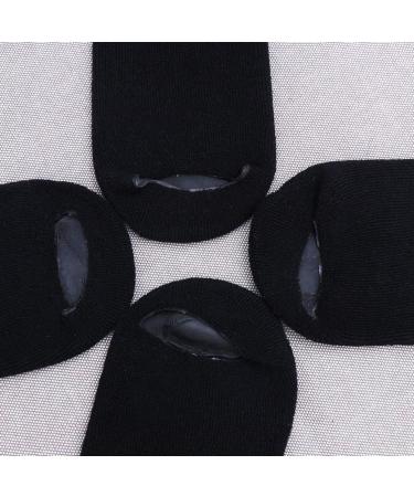 Minkissy 3 Pairs Spa Gel Socks for Foot Care - Ultimate Protection for Dry Cracked Skin | Black Essential Oil Infused Foot Socks - Buy Online on GoSupps.com