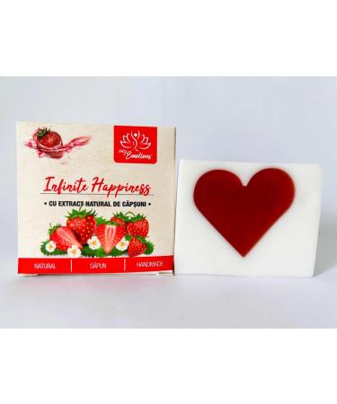my Emotions Relax-Be Happy Gift Set - Gift Box with 2 Handmade Natural Soaps and Bath Salts with Rose Essential Oil - Buy Online on GoSupps.com