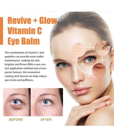Glow Vitamin C Eye Balm Vitamin C Eye Cream Stick Eye Cream Stick Anti Aging Vitamin C Retinol Eye Cream Stick Glow Eye Balm Stick Vitamin C Eye Cream for Dark Circles and Puffiness - Buy Online on GoSupps.com