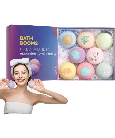 Handmade Shower Bombs | Spa Bombs Set | Aromatherapy Shower Bombs Gifts Spa Bombs Natural Sea Salt Shower Bombs Fragrant Bubble Bath Bomb Shower Bombs for Bubble Spa - Buy Online on GoSupps.com