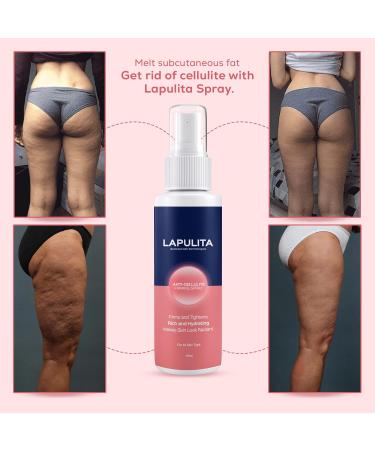LAPULITA Anti Cellulite Spray - Natural Formula for Firming Legs, Hips, and Buttocks | Reduces Cellulite, Stretch Marks, and Saggy Skin - Buy Online on GoSupps.com
