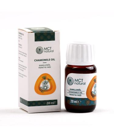 MCT Natural |Chamomile oil 20ml |100% natural clean |Difusor |Aromatherapy |Massage oil |Care oil |Anti -inflammatory |Antibacterial |Antispasmodic
