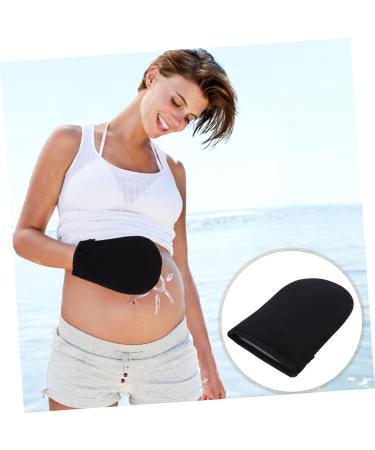 MERRYHAPY Self Tanner Glove Mitt Back Applicator for Body Lotion Plush Easy to Use Safety Tanning Glove Black - Buy Online on GoSupps.com