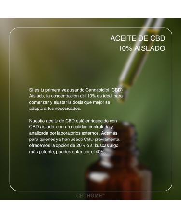 CBD HOME Oils CBD Oil 10 50 ml Isolate Coconut Oil MCT and Organic Hemp Seed Oil base Omega 369 Certified Cannabidiol 5000 mg Made in the EU - Buy Online on GoSupps.com