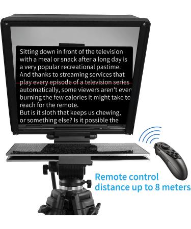 ILOKNZI i6/18 inch Wide Angle Teleprompter for 15.6 360 Hinge Laptop/Tablet | Wide-Angle Camera Lens for Prompter/Wedding/Facial Capture - Buy Online on GoSupps.com