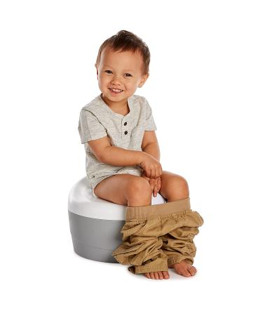 Contours Bravo 3-Stage Potty System - Potty Chair, Toilet Trainer, Step Stool All in One | Gray - Buy Online on GoSupps.com