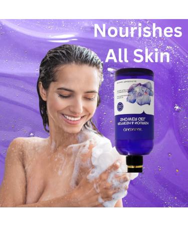 Collagen-Infused Refresh & Nourish Shower Gel (Lot of 3) - Lavender & Natural Extracts Paraben & Dye-Free for Cleansing & Firming - Buy Internationally - Buy Online on GoSupps.com