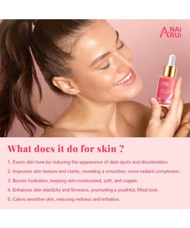  ANAI RUI ANAiRUi 5% Tranexamic Acid Serum with Glycolic Acid Kojic Acid Vitamin B5 & Hyaluronic Acid Niacinamide Targets Hyperpigmentation Uniform Complexion 30ml - Buy Online on GoSupps.com