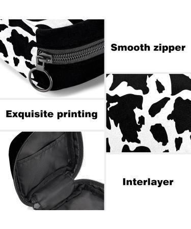 GIAPB Period Bag - Sanitary Napkin Storage & Makeup Pouch, Black and White Spots - Color 1739 - Buy Online on GoSupps.com