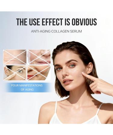 Collagen Face Serum - Hydrating Anti Aging Serum for Face with Ceramide NP & Panthenol - Plumping Skin Care Essence to Reduce Fine Lines & Wrinkles - Daily Moisturizer for Dry Skin 1 fl oz (1pcs) 1 Fl Oz (Pack of 1) - Buy Online on GoSupps.com